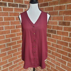 NWOT Maroon Blouse